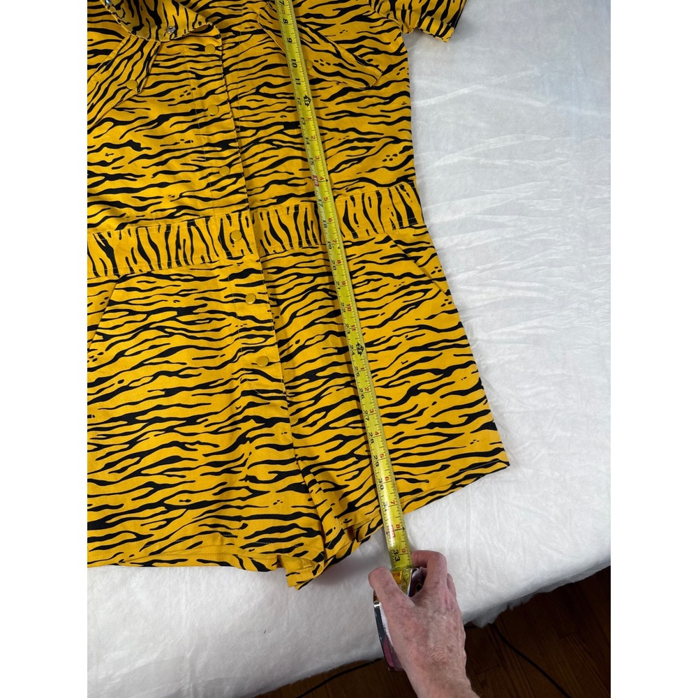 JEREMY SCOTT X ADIDAS RARE Tiger Print Festival romper. Vintage collector. Sz M - Picture 11 of 16